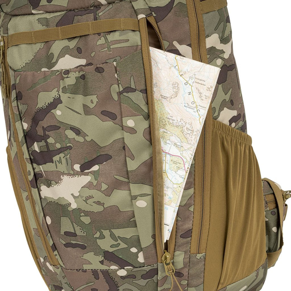 Mochila Highlander EAGLE 2 30L negra, vista frontal