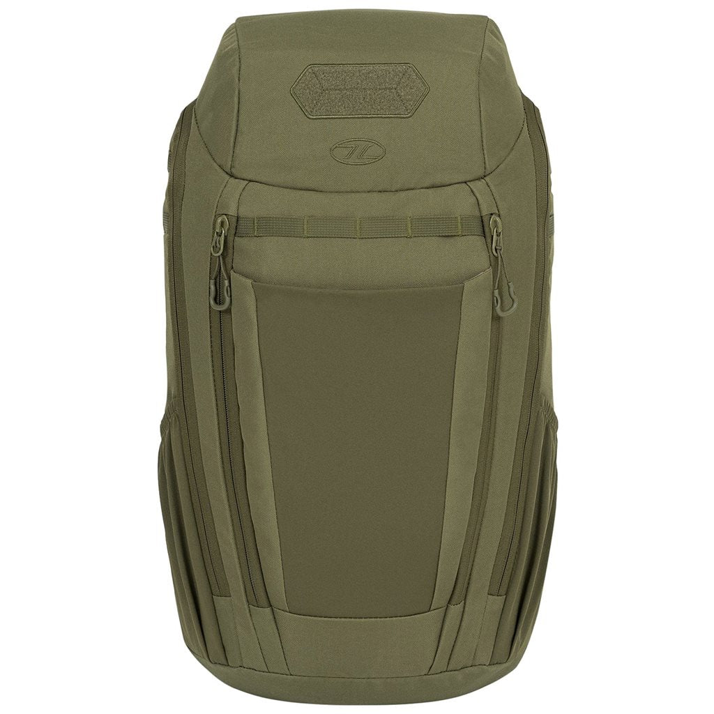 Imagen de la mochila EAGLE 2 (30 litros) de Highlander, material 600D XTP y compatibilidad MOLLE/PALS