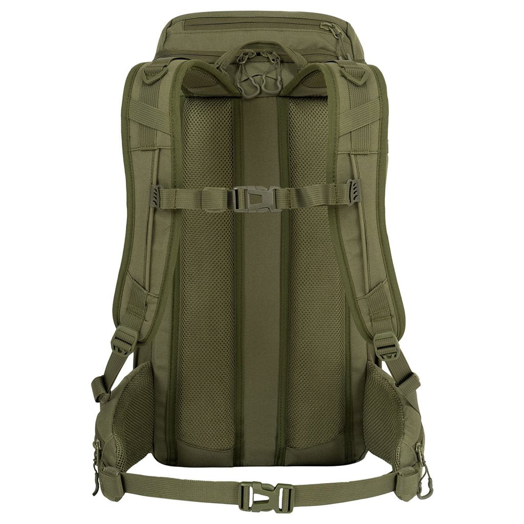 Imagen de la mochila EAGLE 2 (30 litros) de Highlander, material 600D XTP y compatibilidad MOLLE/PALS
