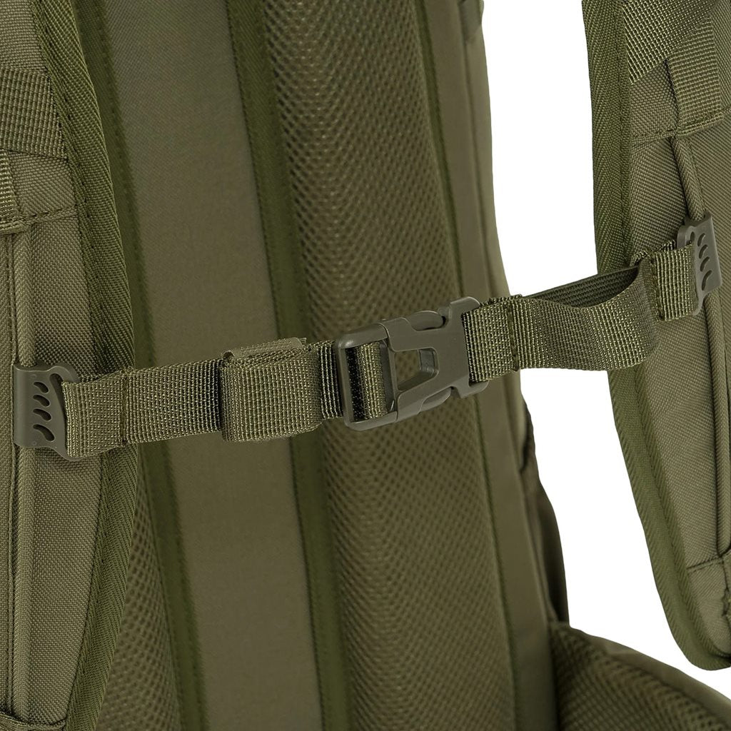 Imagen de la mochila EAGLE 2 (30 litros) de Highlander, material 600D XTP y compatibilidad MOLLE/PALS