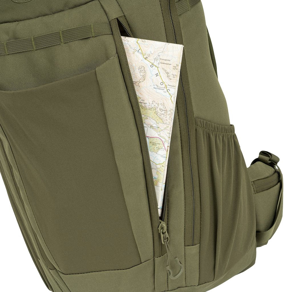 Imagen de la mochila EAGLE 2 (30 litros) de Highlander, material 600D XTP y compatibilidad MOLLE/PALS