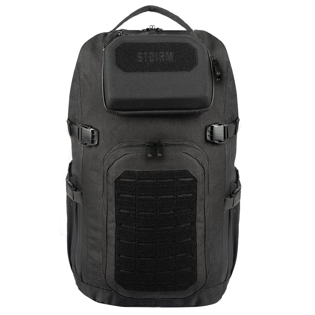 Mochila STOIRM 40 L GEN2 negra con apertura tipo concha