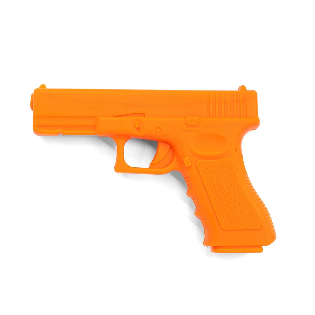 Pistola de goma de entrenamiento Glock 17 - réplica para prácticas de defensa