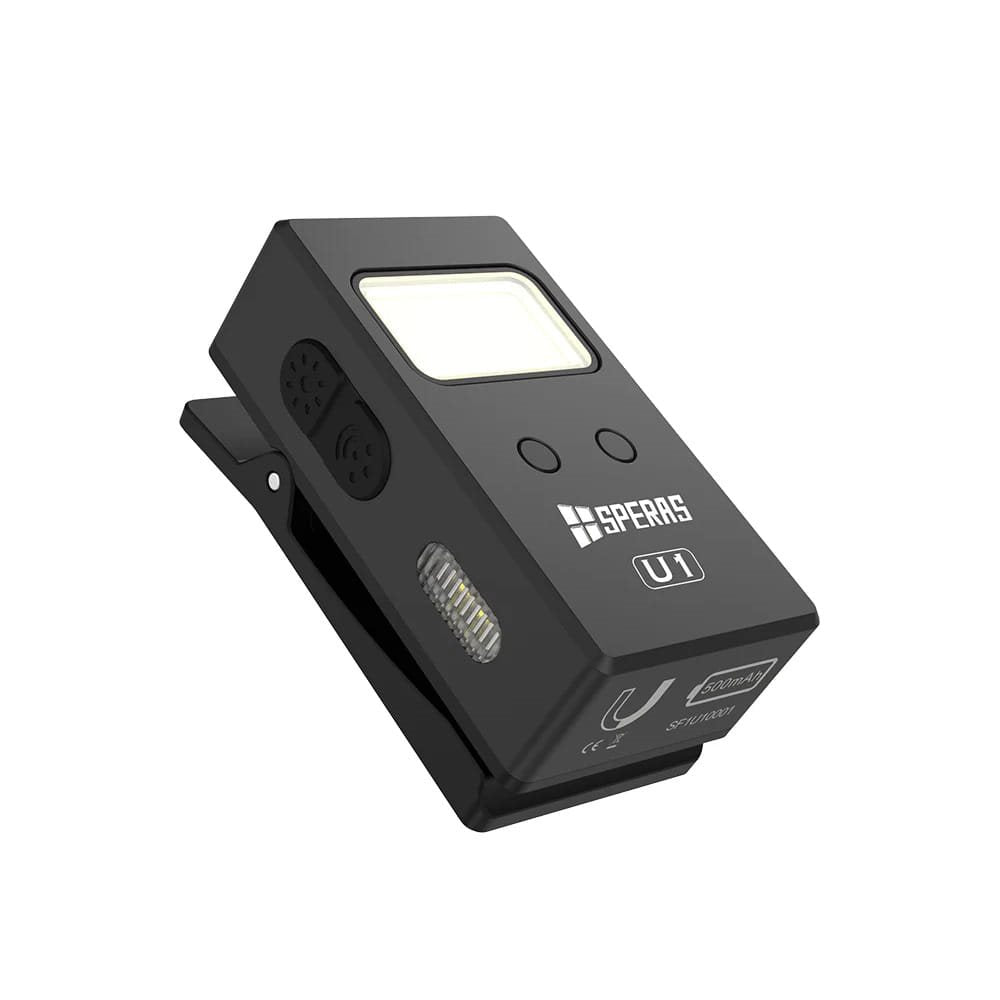 Linterna U1 RGB recargable 500 lúmenes con clip multifuncional y modo RGB