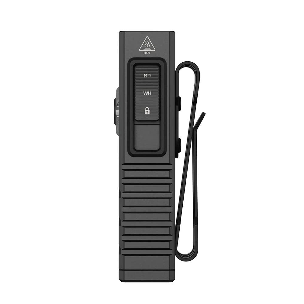 Linterna U3 RGB negra con montaje para bicicleta