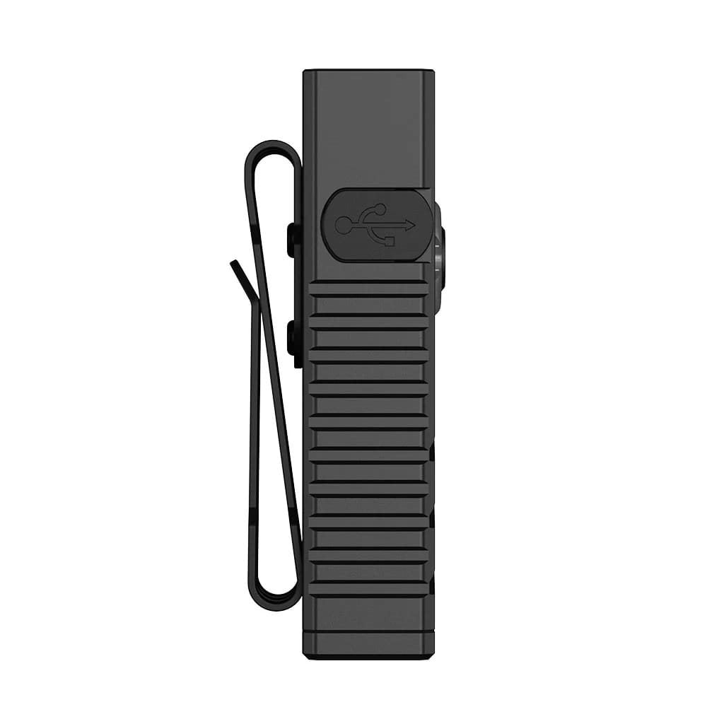 Linterna U3 RGB negra con montaje para bicicleta