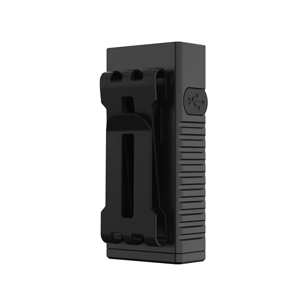 Linterna U3 RGB negra con montaje para bicicleta