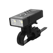 Linterna U3 RGB negra con montaje para bicicleta