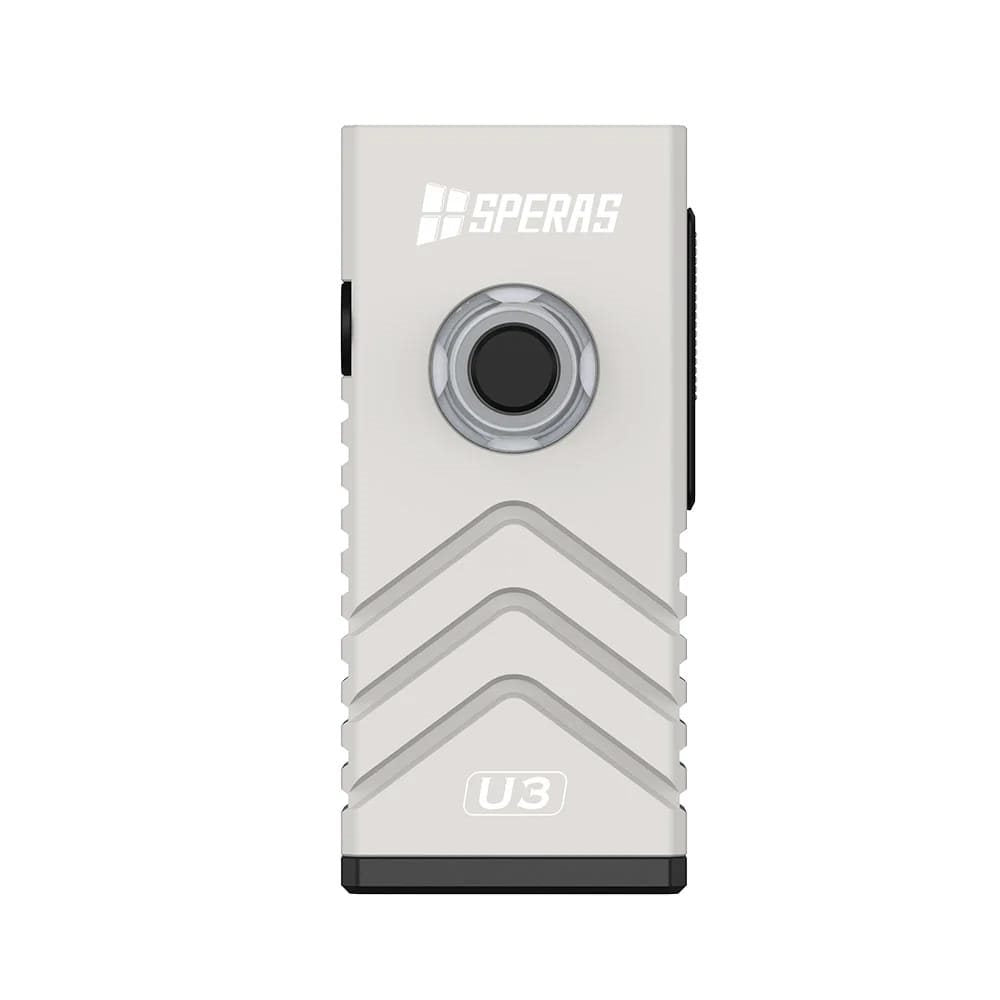 Linterna U3 RGB negra con montaje para bicicleta