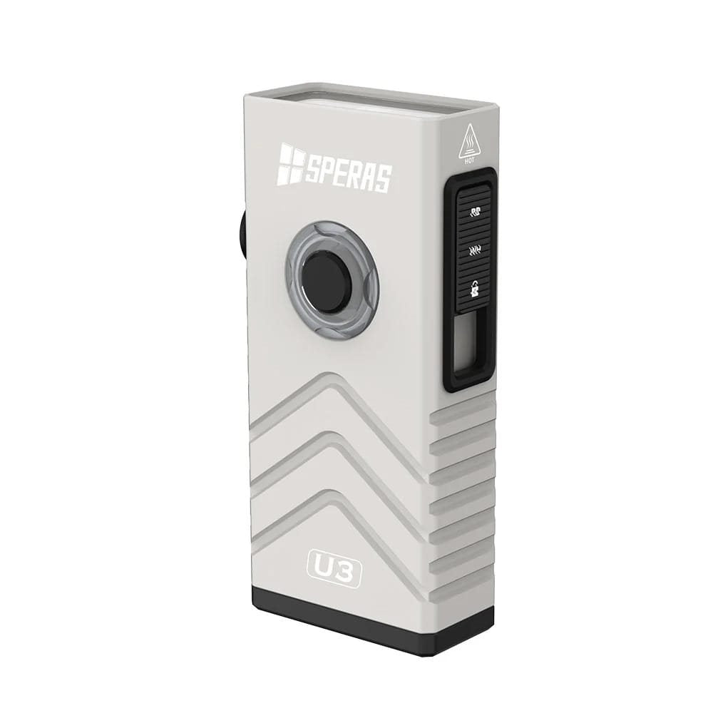 Linterna U3 RGB negra con montaje para bicicleta
