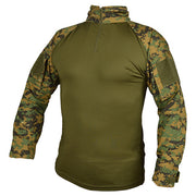 Camisa táctica UBACS Digital Woodland / Marpat para llevar bajo chaleco de protección