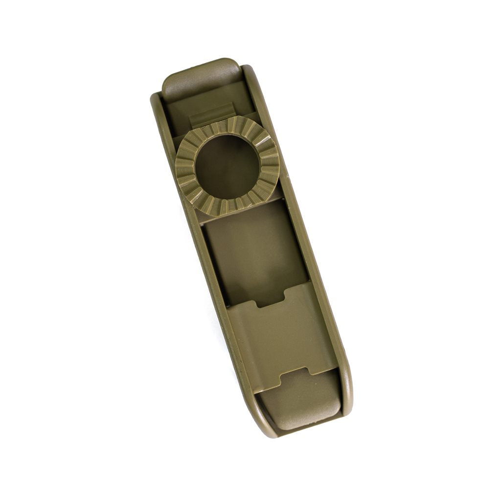 Porta funda UBC-04-1 khaki para MOLLE/PALS, soporte de una fila