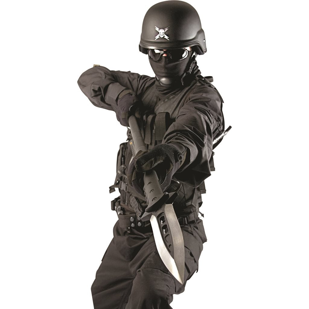 Ostep M48 KOMMANDO, hoja doble 18,3 cm, longitud total 114 cm, acero inoxidable 2Cr13