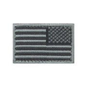 Parche reverso bandera de EE. UU. en colores Foliage 8 x 5 cm