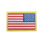 Parche bandera EEUU reverso colorido 8 x 5 cm