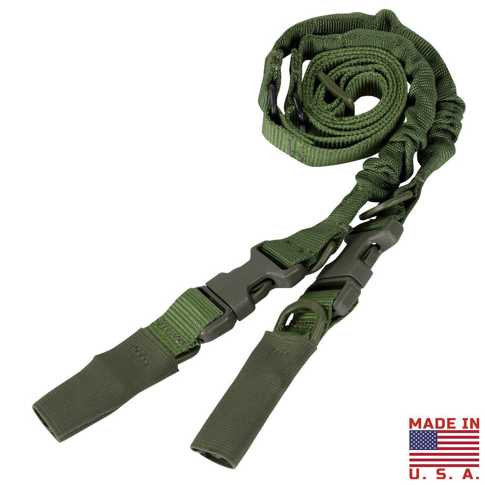 Correa táctica para arma US CBT Bungee con bungee en ambos lados y hebillas Fastex Duraflex