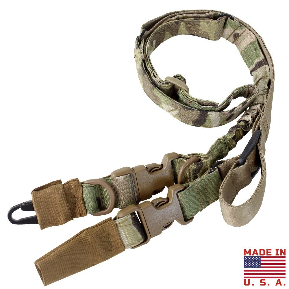 Correa de arma STRYKE, monopunto/doblepunto, ancho 3 cm, hebillas Duraflex Heavy Duty MOJAVA