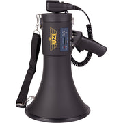 Megáfono profesional 50W Bluetooth, carcasa ABS, color negro