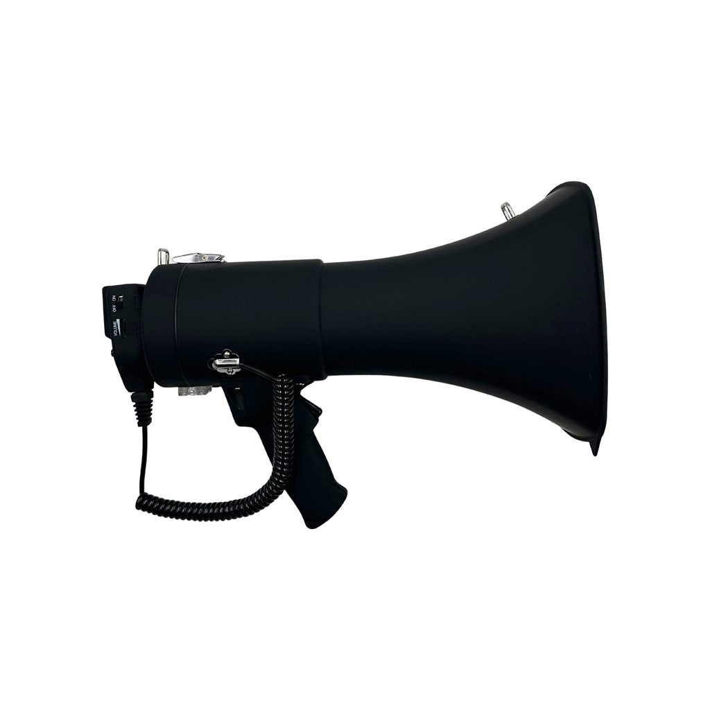 Megáfono profesional 50W Bluetooth, carcasa ABS, color negro