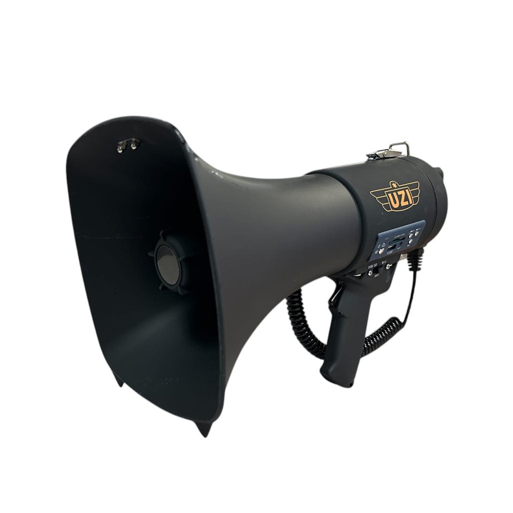 Megáfono UZI-MP 50W negro con Bluetooth
