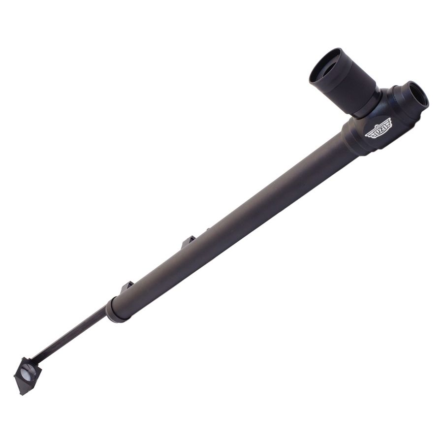 Periscopio telescópico negro con funda de transporte