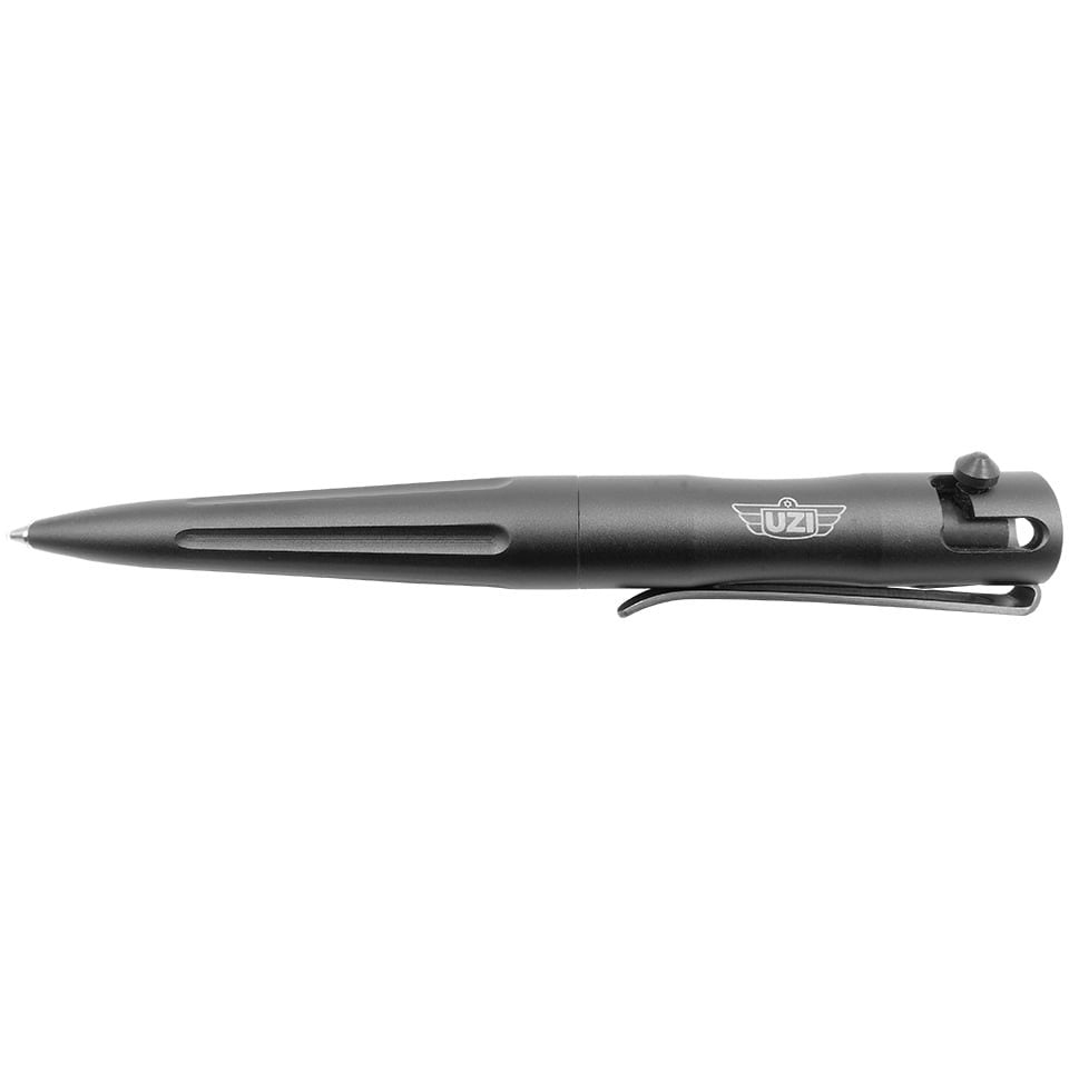 Imagen del bolígrafo táctico Bolt Action de aluminio con mecanismo similar al de rifles