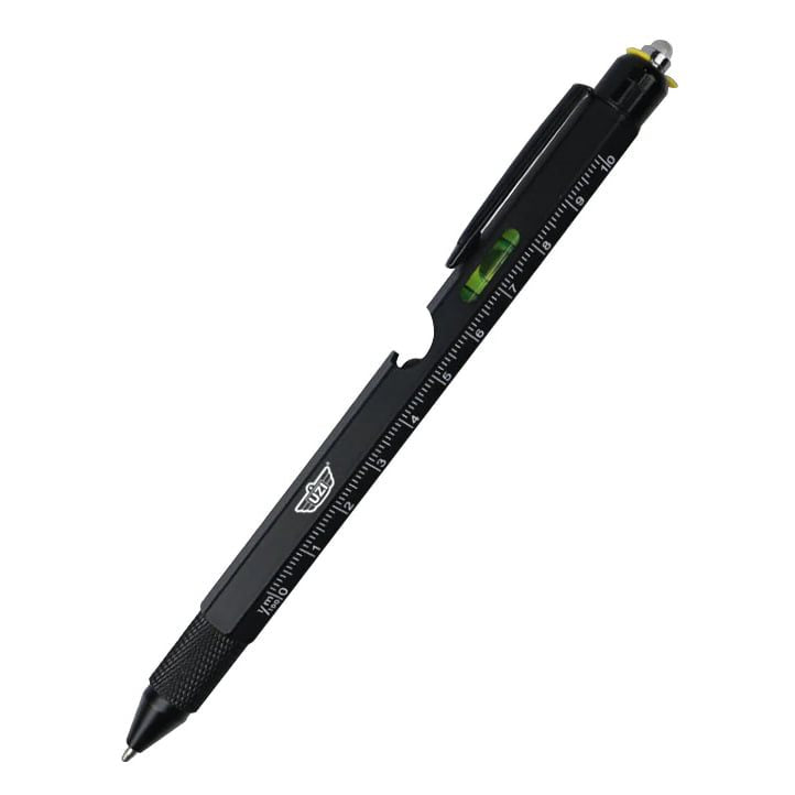 Bolígrafo táctico multifunción TACTICAL UTILITY con regla, stylus y linterna LED