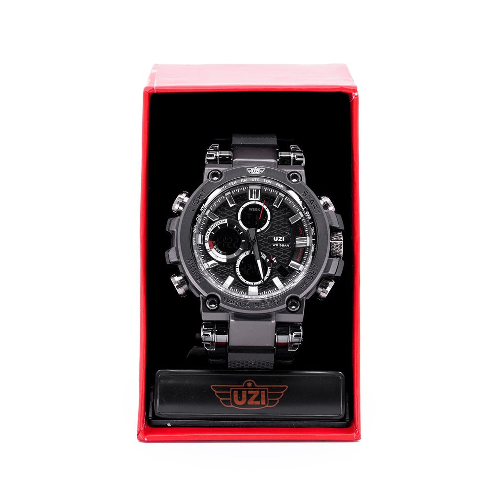 Reloj SHOCK negro con correa de goma