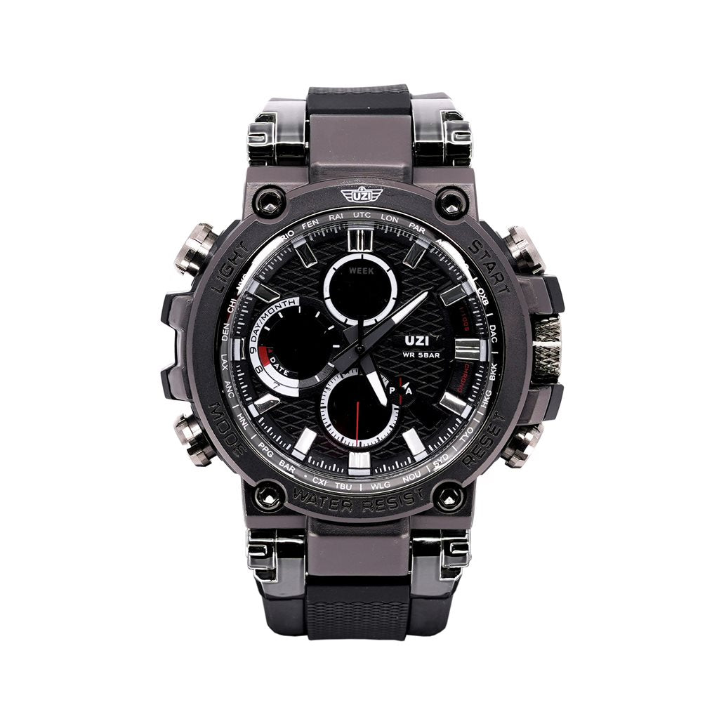 Reloj SHOCK negro con correa de goma