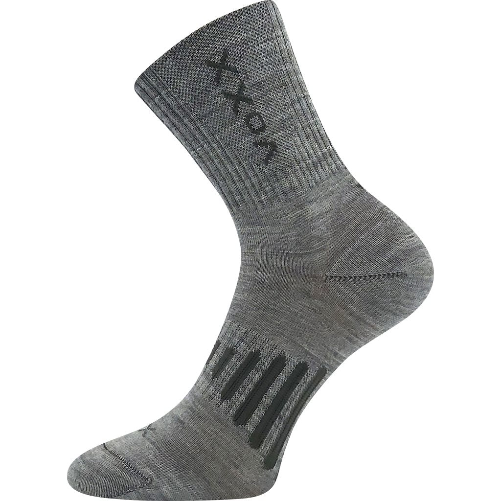 Calcetines Powrix merino lana gris claro unisex