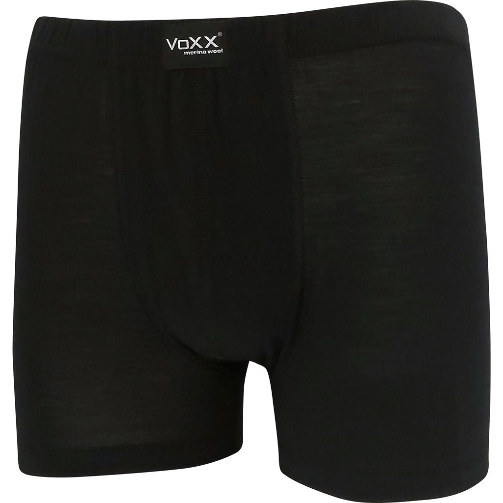 Boxer masculino MW05 100% lana merino MerinoWool Exclusive VoXX, negro