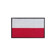 Parche textil con la bandera de Polonia 6,5 x 4,5 cm