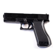Réplica de pistola GLOCK de goma negra para entrenamiento, copia fiel en tamaño y peso