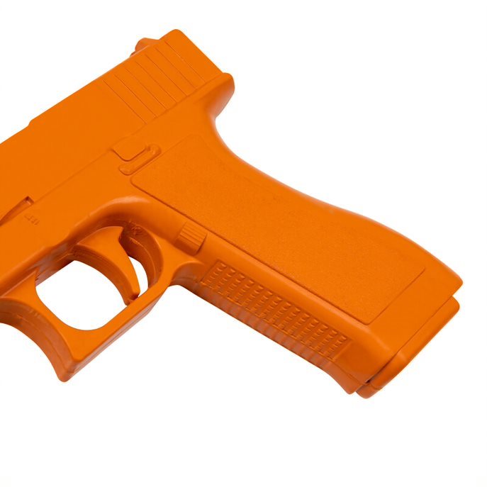 Pistola de entrenamiento GLOCK de goma, réplica fiel con dimensiones y peso similares al original