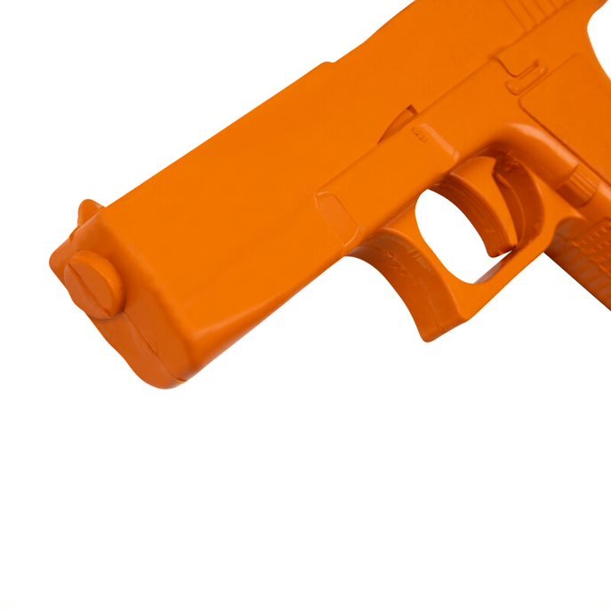 Pistola de entrenamiento GLOCK de goma, réplica fiel con dimensiones y peso similares al original