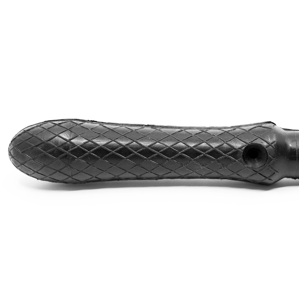 Porra de goma negra 43 cm con empuñadura antideslizante