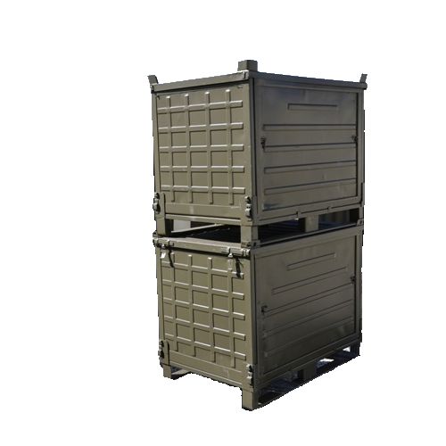 Paleta metálica tipo armario S1000 usada con óxido V20-1187