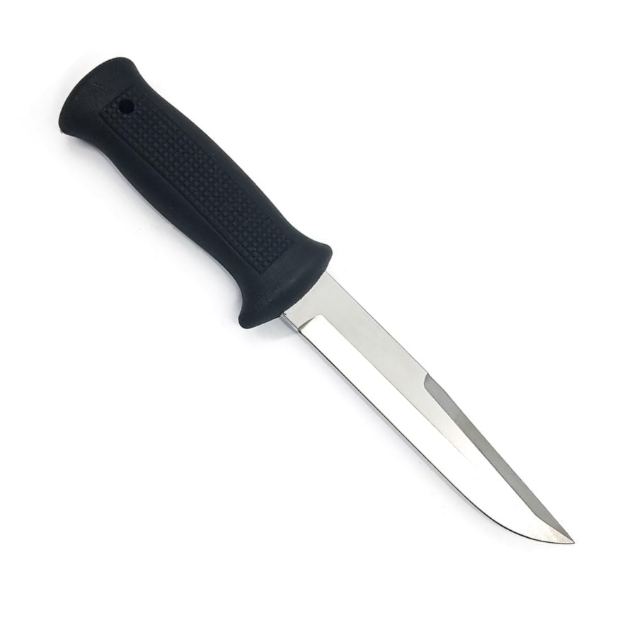 Cuchillo UTON 362-NG, hoja de acero inoxidable 420 y mango de caucho endurecido