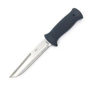 Cuchillo UTON 362-NG, hoja de acero inoxidable 420 y mango de caucho endurecido