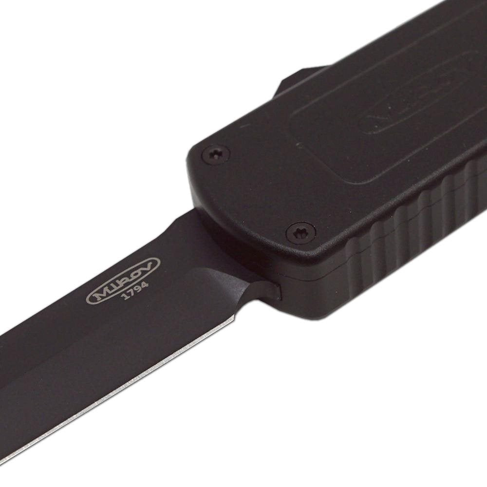 Cuchillo automático RAPTOR negro, versión moderna del Mikov Mackie