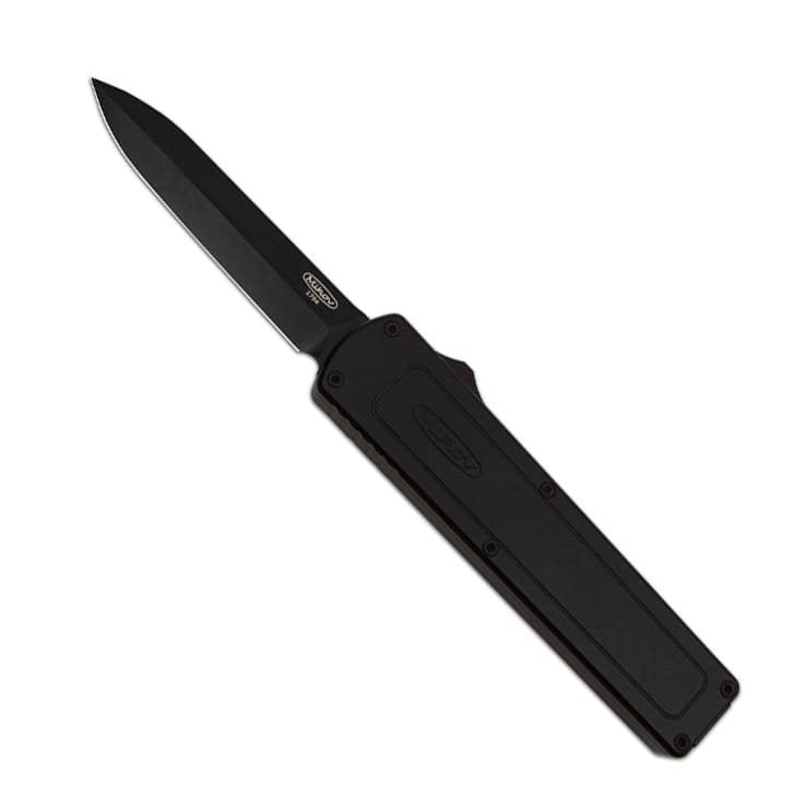 Cuchillo automático RAPTOR negro, versión moderna del Mikov Mackie