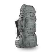 Mochila V69 DESTROYER gris (60 L) con armazón de aluminio y dos compartimentos
