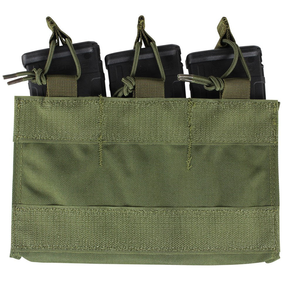 Inserto para chaleco MOPC para 3 cargadores M4 en color verde (Condor)