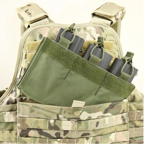 Inserto para chaleco MOPC para 3 cargadores M4 en color verde (Condor)