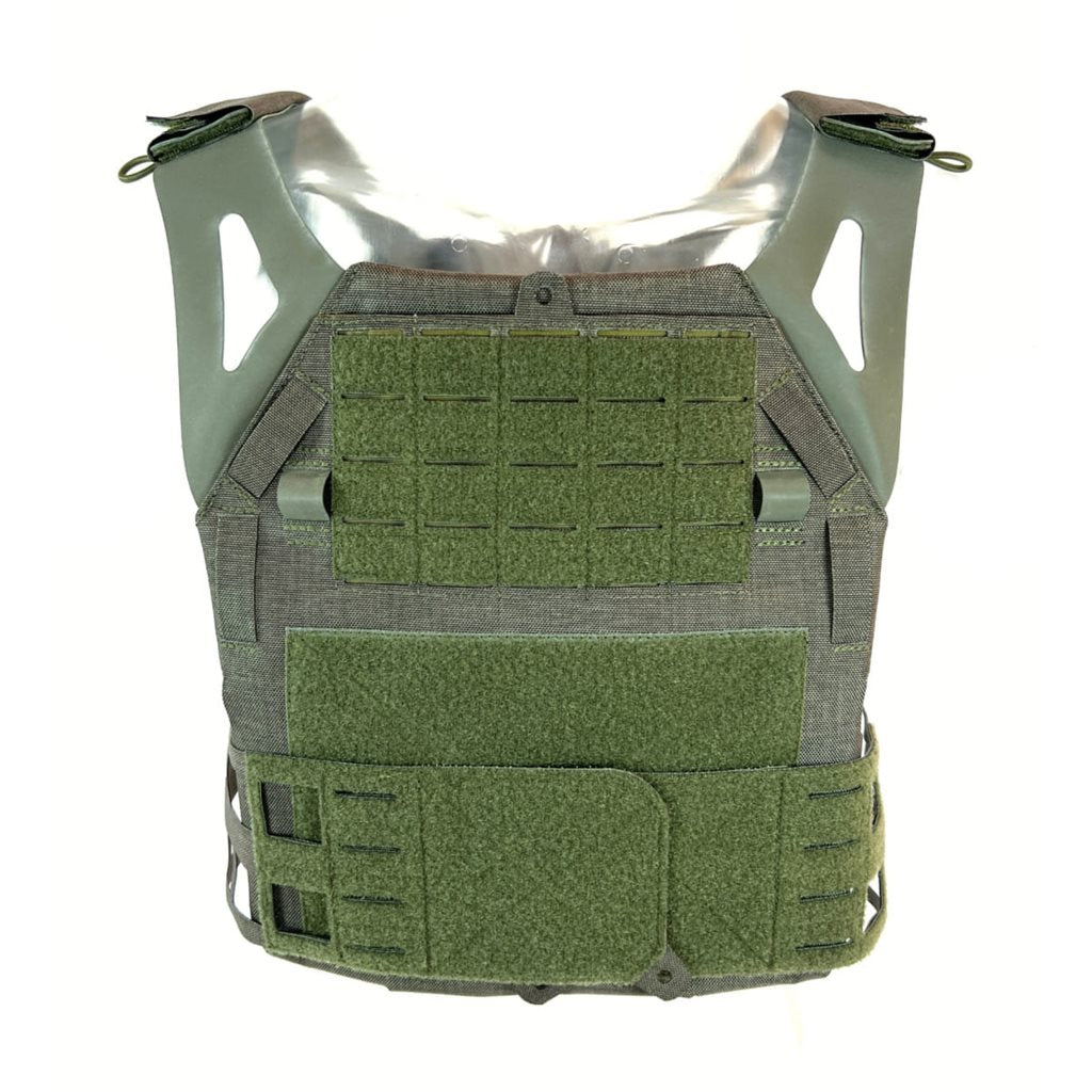 Chaleco portaplacas DÉMON (VB-129-FG) – vista frontal del chaleco táctico