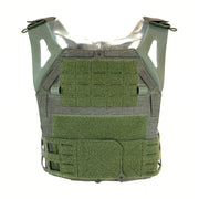 Chaleco portaplacas DÉMON (VB-129-FG) – vista frontal del chaleco táctico