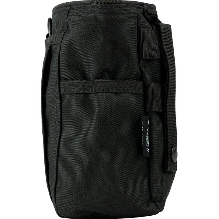 Bolsa Dump Bag para cargadores vacíos negra con bolsillo frontal y D-anilla