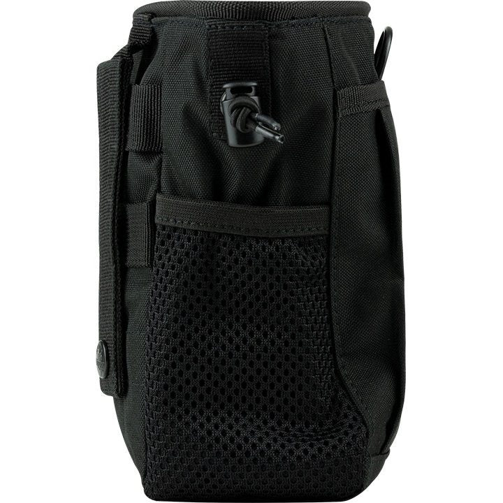 Bolsa Dump Bag para cargadores vacíos negra con bolsillo frontal y D-anilla