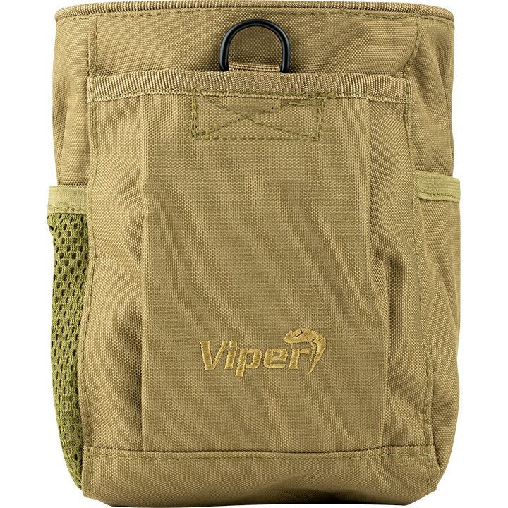Bolsa Dump Bag para cargadores vacíos negra con bolsillo frontal y D-anilla