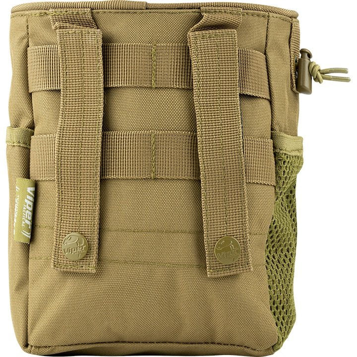 Bolsa Dump Bag para cargadores vacíos negra con bolsillo frontal y D-anilla